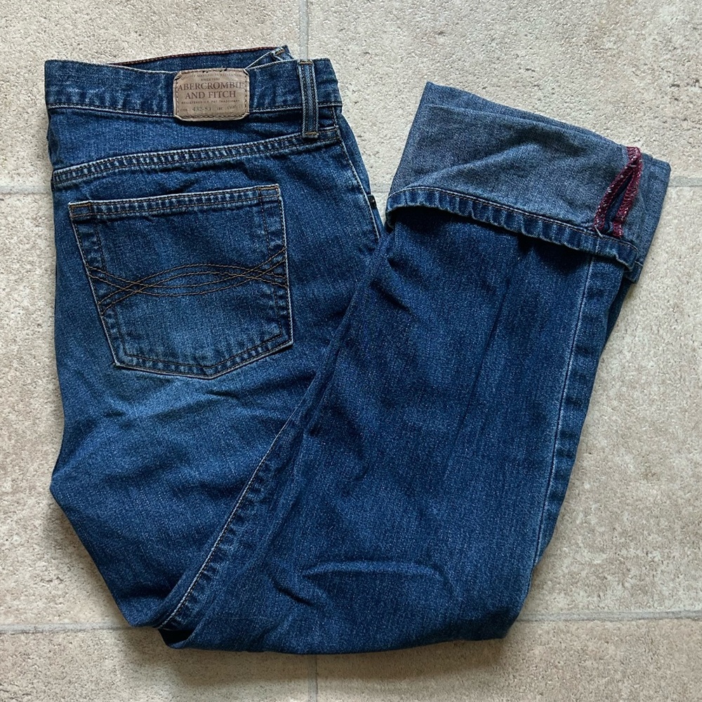 Vintage Abercrombie and Fitch Cuffed Jeans